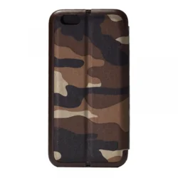 Maska na preklop Army flip cover za iPhone 6 braon