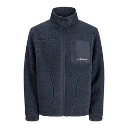 Jack & Jones Junior Jopa iz flisa JJESoho dimno modra/bela