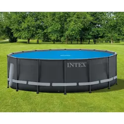 Intex solarna navlaka za bazen plava 488 cm polietilenska