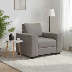 Sofa fotelja taupe 100x77x82 cm tkanina