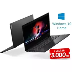 Lenovo IdeaPad 3 14IML05 (81WA00B1US) laptop Intel® Pentium Gold G6405U 14 HD 4GB 128GB SSD Intel® UHD Graphics Win10 crni