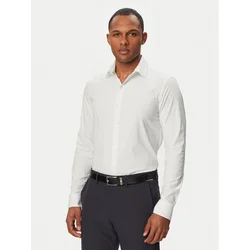 Calvin Klein Srajca LV019EU092 Bela Slim Fit
