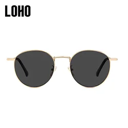 Loho Unisex naočare za sunce, Zlatno-sive