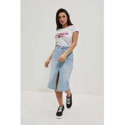 LADYS SKIRT L-SC-4008 BLUE