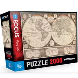 Blue Focus Puzzle 2000pcs Antique World Map BF431 108/24316