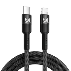 MG kabel USB-C/Lightning PD 18W 2m, črna