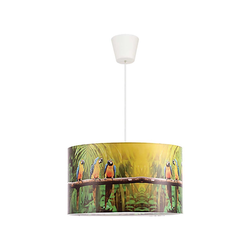 Duolla - Dečiji luster na sajli PARROTS 1xE27/40W/230V prečnik 35 cm