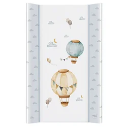 CEBA BABY Tvrda podloga za presvlačenje Baloni, 50x80cm, Bela