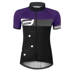 Force Dres square kratki rukav, crna-ljubičasta s ( 90013431-S )