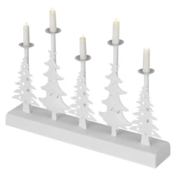 LED božićni svećnjak LED/2xAA bela