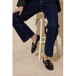 Trendyol Shoes Ženske mokasine Takss26La00009, Crne
