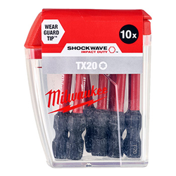 Milwaukee udarni bitsevi T20 x 50mm 1/4 10 kom 4932430877