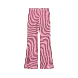 Pull&Bear Hlače jajčevec / svetlo roza