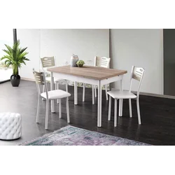 Hanah Home Polo 1302 Trpezarijski sto, Beli