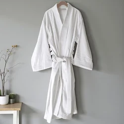 Bade mantil Pliš XL - veličina Model Kimono white