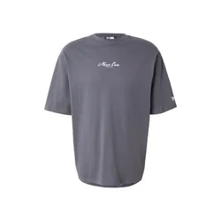 NEW ERA Majica BEACH temno siva / bela