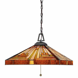 Elstead QZ-STEPHEN-3P - Lestenec na verigi STEPHEN 3xE27/60W/230V
