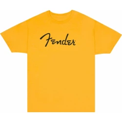 Fender Majica Spaghetti Logo Butterscotch XL