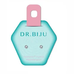 Dr.Biju minđuše 3.3mm providne krug DXI33C001