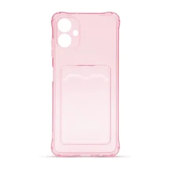 Futrola Clear Wallet za Samsung A06, Roze