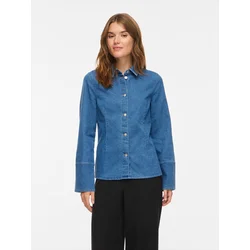 VILA Bluza VIAMANZA moder denim