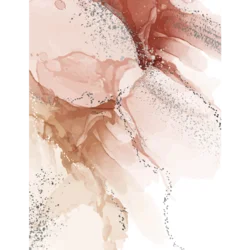 Venture Design Poster Splash 70x100 cm svetlo roza
