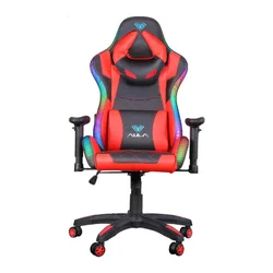 AULA Stolica F8041 Black Red RGB