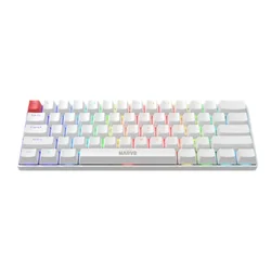 Marvo saber 61 kg933g wh bela tastatura usb ( 002-0252 )