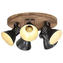 Stropna svjetiljka 25 W crna 50 x 50 x 25 cm E27