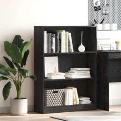 Polica Crni hrast 80 x 24 x 109 cm Konstruirano drvo