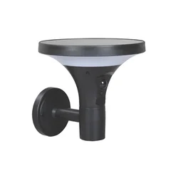 EUROLAMP solarna zidna lampa sa senzorom pokreta, 3.8W, 500lm, crna