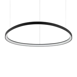 Ideal Lux - LED luster na sajli GEMINI LED/78W/230V 2700K O 105 cm CRI 90 crna