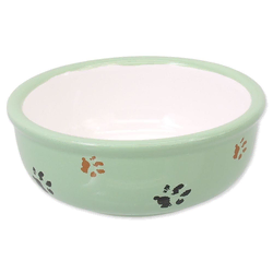 Magic cat MIŠKA MAGIC CAT keramická kočicí tlapka zelená 13 cm 0,33 l
