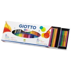 Boje drvene  50boja giotto stilnovo  plus  flomaster 40boja giotto turbo colour fila 2575