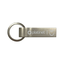 Metalni vodootporni USB flash disk 128 GB, hromirani