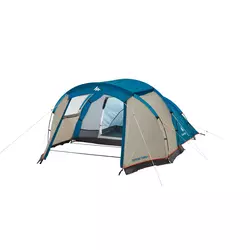 QUECHUA šator za kampovanje ARPENAZ (za 4 osobe), sivo-plavi