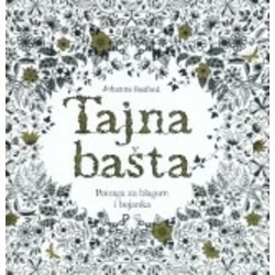 Tajna bašta - Potraga za blagom i bojanka za odrasle