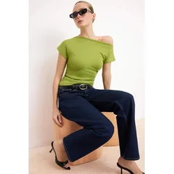Trendyol Milla Ženska bluza, Zelena
