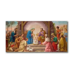 tulup.si Slika na platnu Božič stabilen Jezus. 120x60 cm