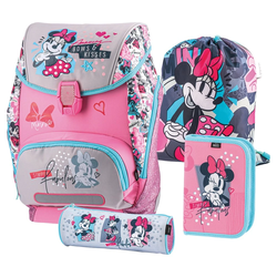 Logički set, Anatomski ranac, Minnie Mouse, 4 u 1, roze