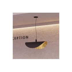 Eglo 390395 - Luster na sajli SACEDA 3xE27/40W/230V crna/zlatna