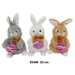Plišani zeka sa jajetom 19cm 167262