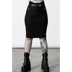 Žensko krilo KILLSTAR - Warbird Pencil Skirt - Črna - KSRA004032