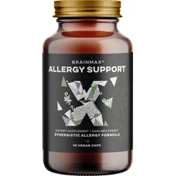 BrainMax Allergy Support, Alergije in dihala, 90 zeliščnih kapsul