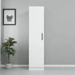 Hanah Home Kale 190 White Garderober, 45x190x52cm,