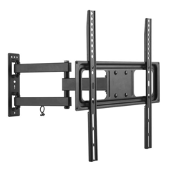 CABLETECH Zidni zglobni nosač za TV 32-55 crne boje sa tiltom do 35kg VESA MAX 400x400 LPA52-443