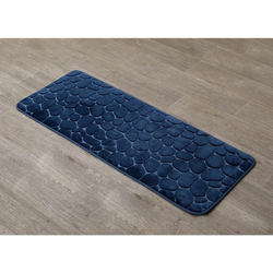 Staza za kupatilo Pebble 45x120cm plava Tendance