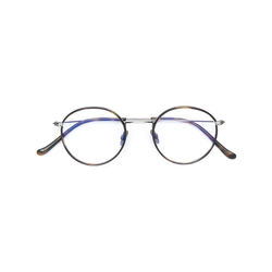 Cutler & Gross-round framed glasses-unisex-Metallic