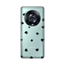 TELEMPIRE Silikonska maska Print Skin za Honor Magic 4 Pro Heart providna