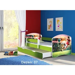 Deciji krevet ACMA II 180x80 F + dusek 6 cm GREEN37